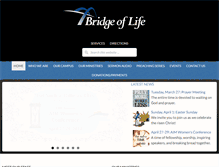 Tablet Screenshot of bridgeoflife.org